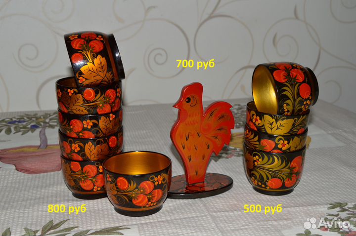 Посуда хохлома