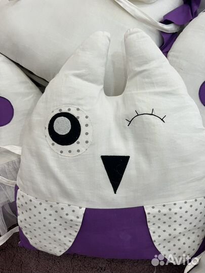 Бортики в кровать