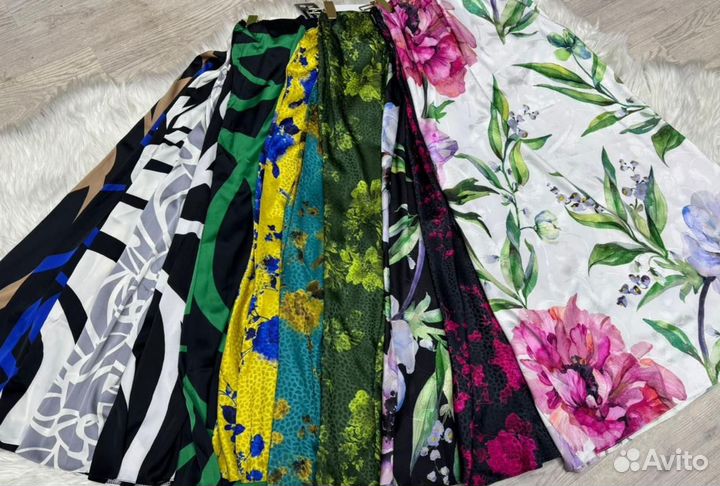 Юбка с цветочным принтом