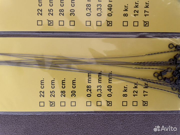 Рыболовные поводки Leader (струна)