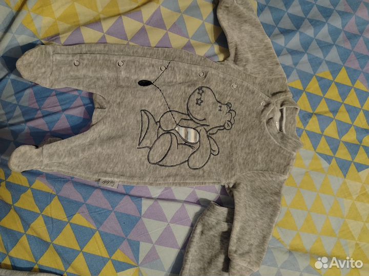 Велюровый комбинезон 56 и 62