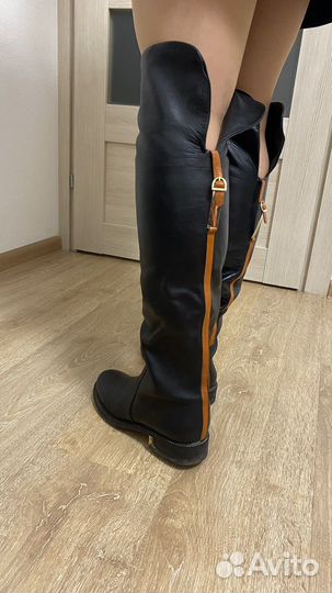 Ботфорты натуральная кожа осень 38