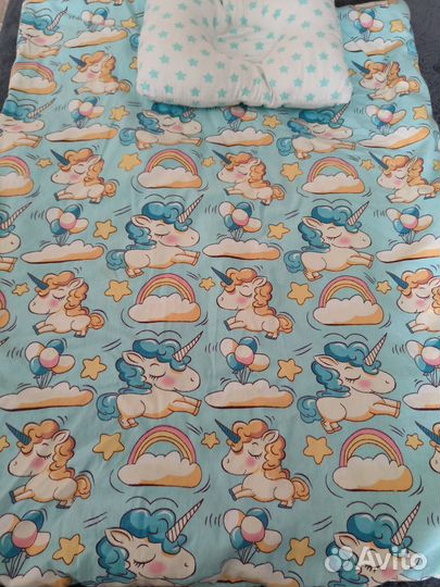 Кокон для новорожденных + одеяло и подушка