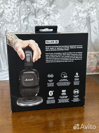 Marshall major 4(iv) Оригинал (Черные Amazon USA)