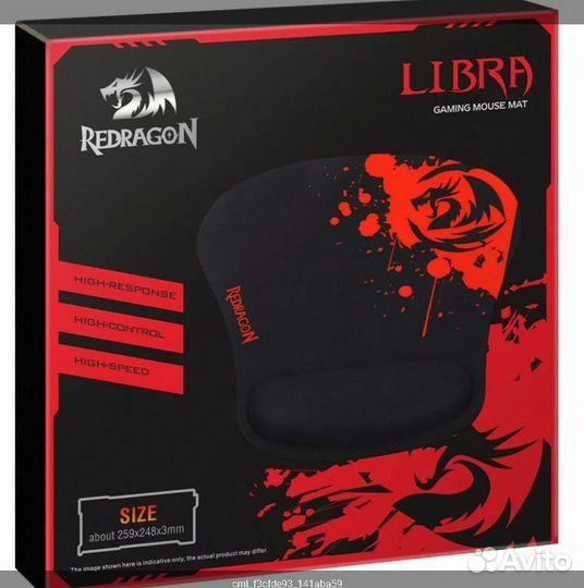 Коврик игровой для мыши Libra 259х248х3 ммRedragon