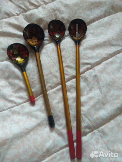 Деревянные ложки, винтажные