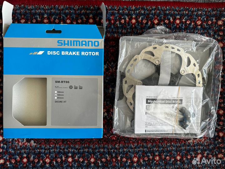 Ротор Shimano RT-86 180мм