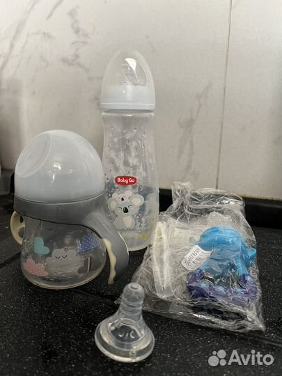 Бутылочка поильник ниблер банка для смеси