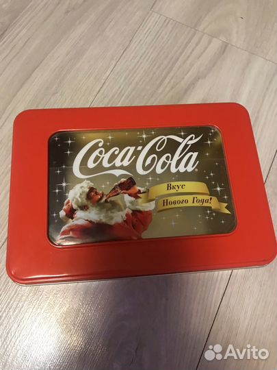 Жестяная коробка Coca Cola