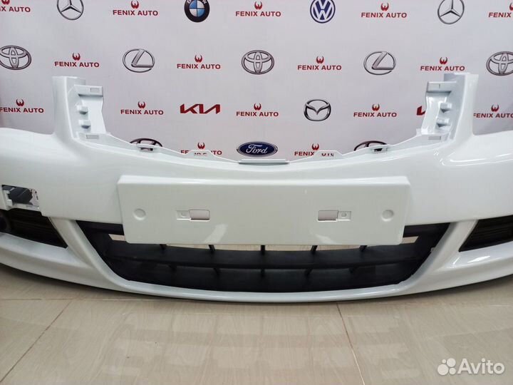 Бампер передний Nissan Almera от 2012- цвет Белый