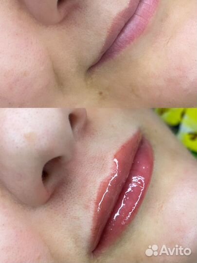 Перманентный макияж бровей и губ