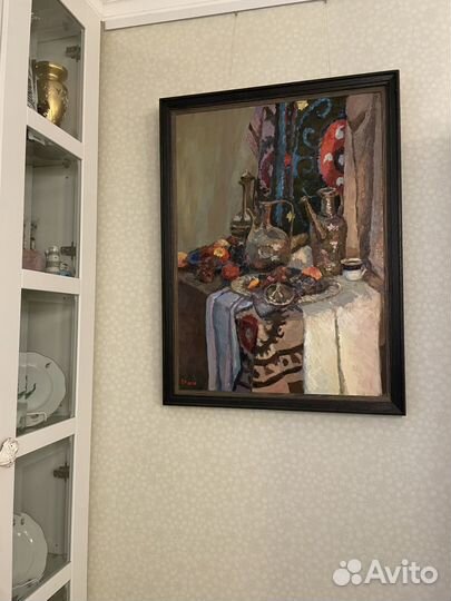 Натюрморт с фруктами, картина маслом в интерьер