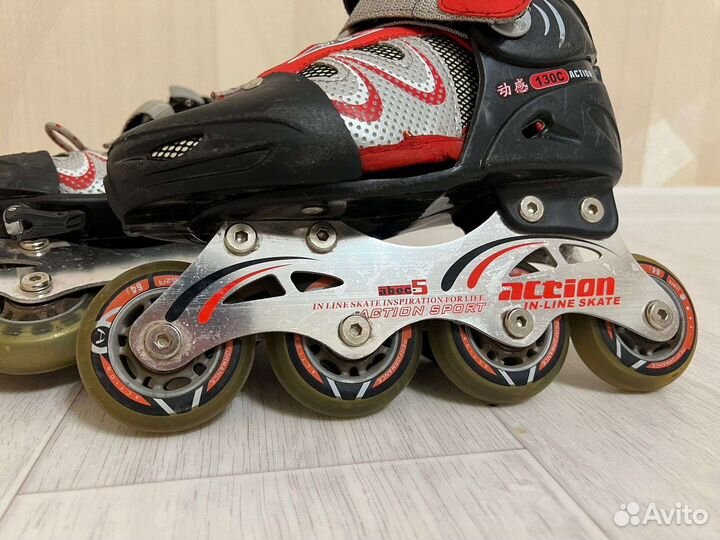 Роликовые коньки детские раздвижные