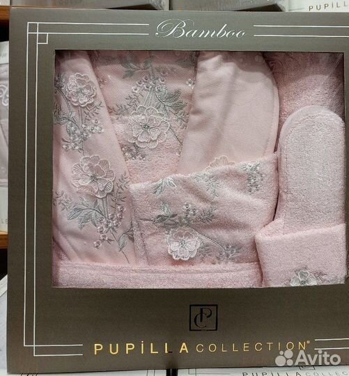 Халат женский + тапочки+полотенца Турция