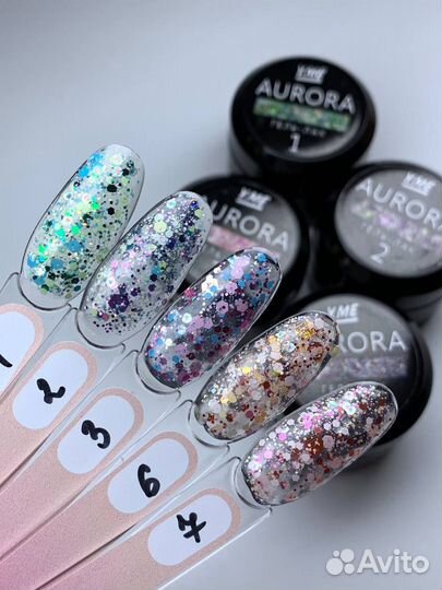 Гели для дизайна ногтей в баночке