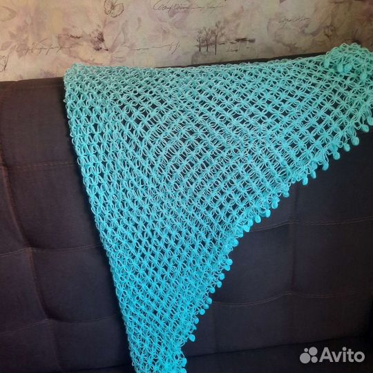 Платок шаль ручной работы