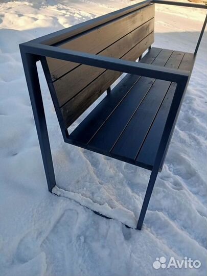 Лавочка садовая, скамейка, 190 см