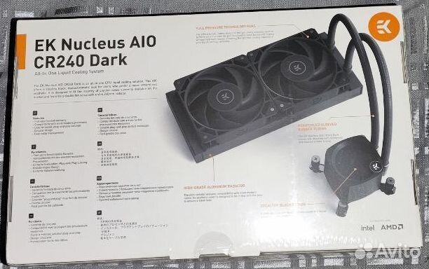 EK Nucleus AIO CR240 Dark