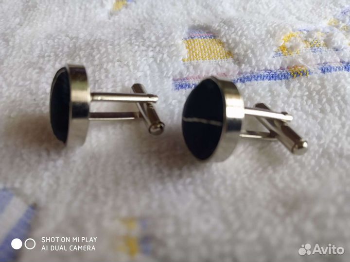 Запонки и зажим для галстука