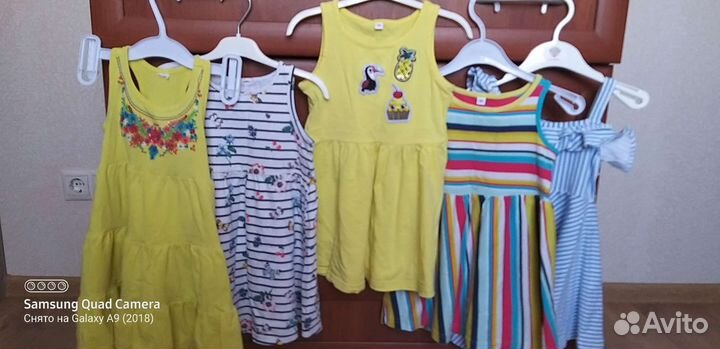 Летнее платье для девочки 2-3 года