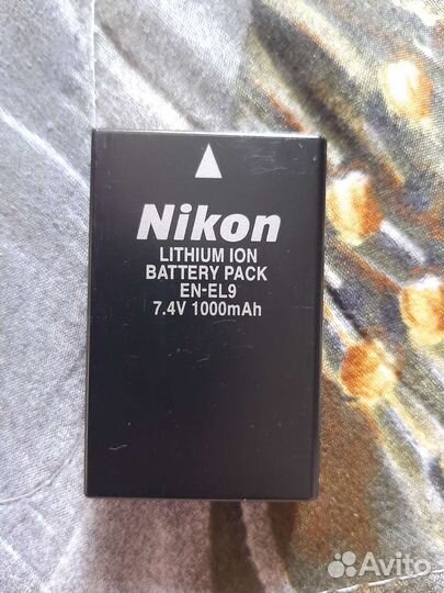 Батарея и зарядное устройство для nikon