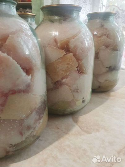 Сало домашнее соленое