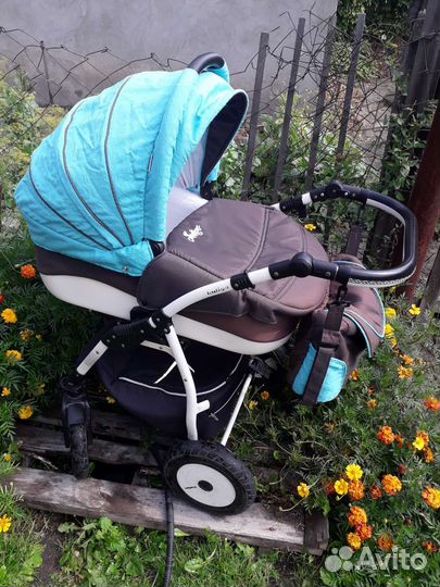 Коляска 2 в 1 Индиго