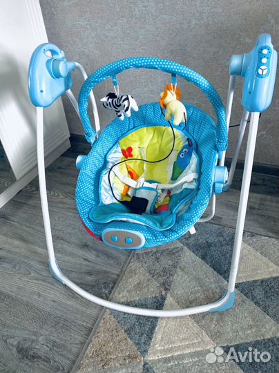 Электрокачель + шезлонг