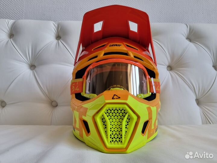 2023 Мотошлем Leatt Moto 7.5 V23 Helmet Kit Citrus