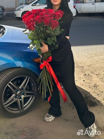 Метровые розы