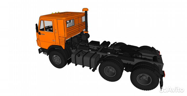 Камаз 54112 / ЗИЛ 130 (файл)