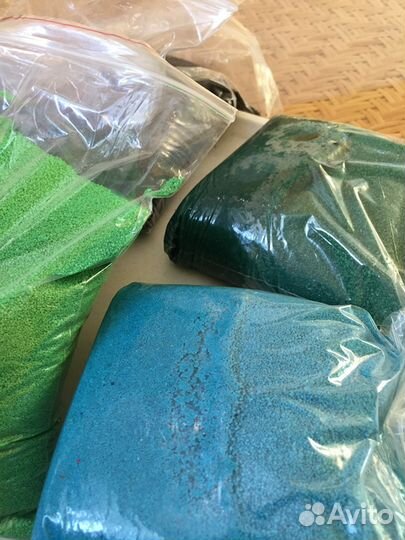 Цветной песок для детского творчества