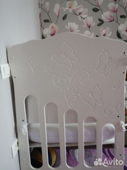 Бортики в детскую кроватку +кпб