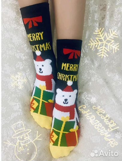 Новогодние носки