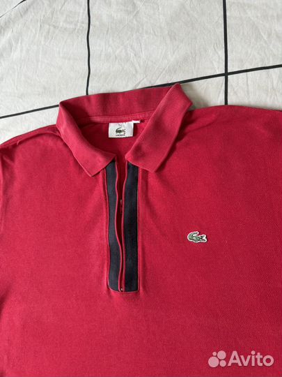 Поло 1/4 zip Lacoste vintage