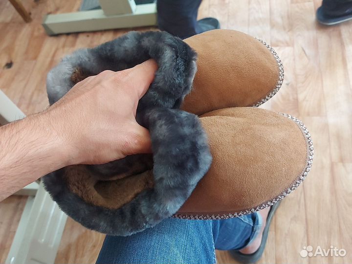 Чуни из натуральной овчины