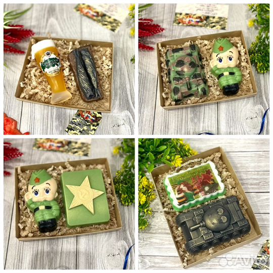 Наборы из мыла ручной работы мужские