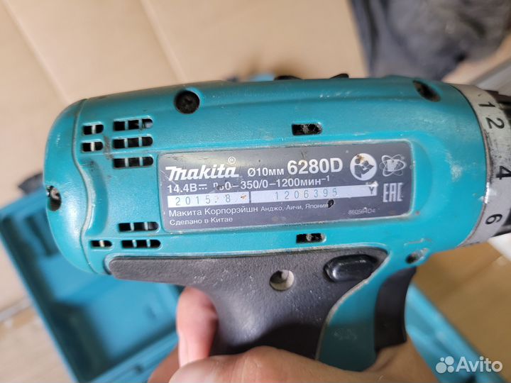 Шуруповерт makita 14,4v бу