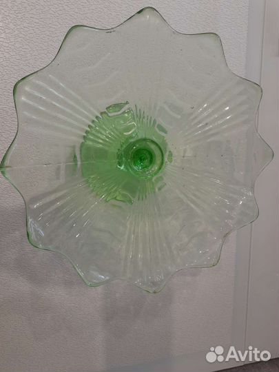 Ваза для фруктов на ножке СССР