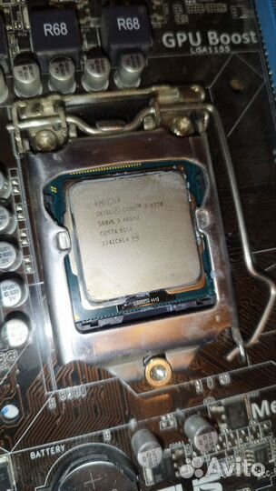Материнская плата с процессором i7