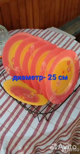 Тарелки, салатник, селедочница, фруктовница СССР