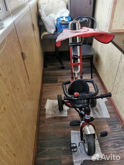Детский велосипед с ручкой бу
