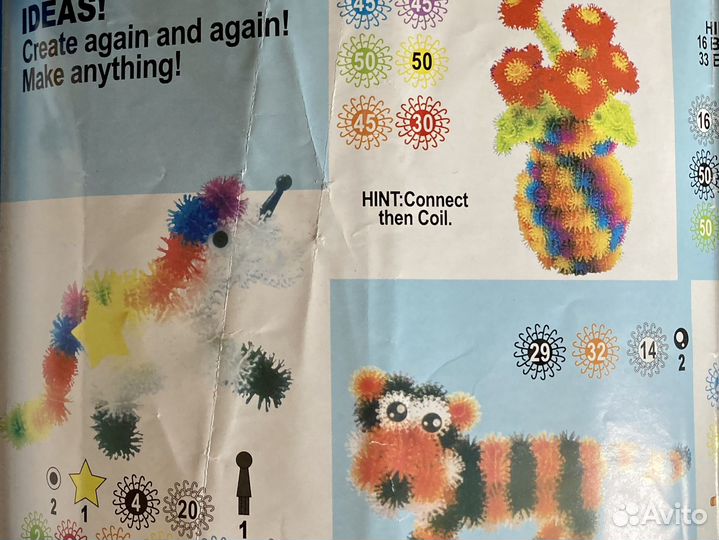 Конструктор Bunchems (липучки) 400+