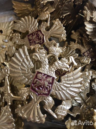 Кокарда герб РФ