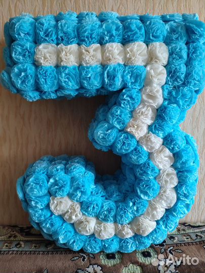 Объемная цифра 3