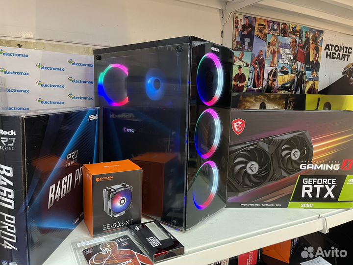 Игровой пк Core i5-10400F / RTX 3050 +16 игр