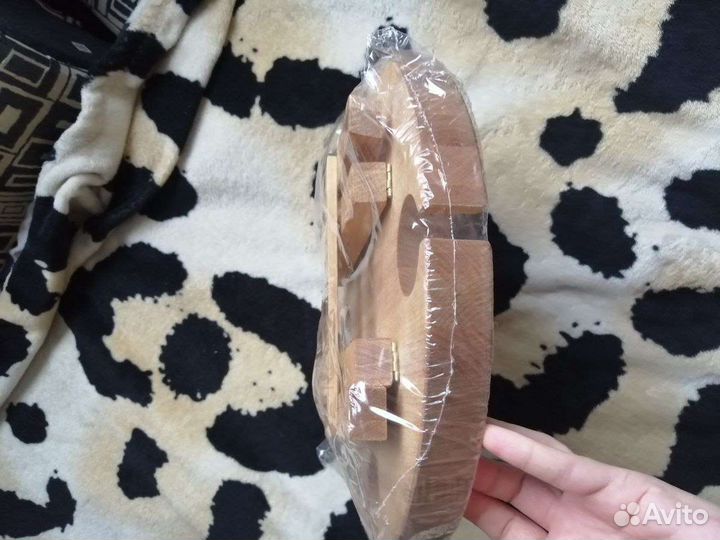 Манежница деревянная с ножками, подставка для еды