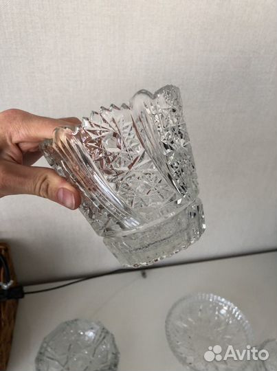 Набор столовой посуды хрусталь