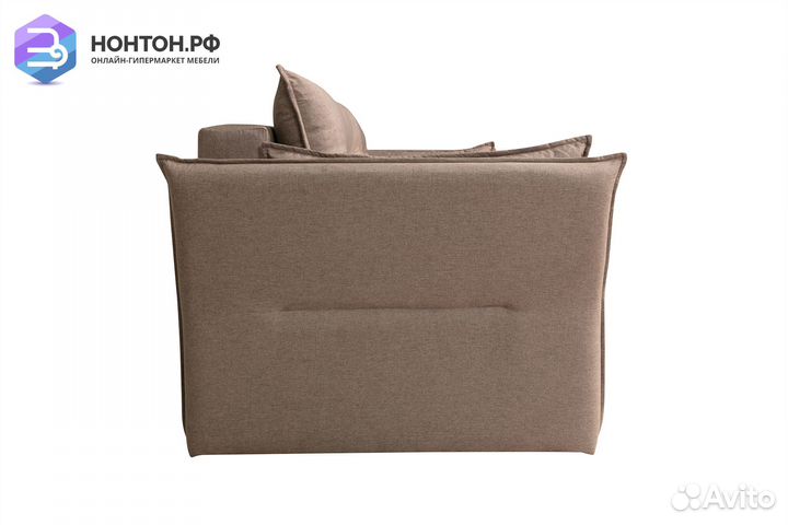 Диван еврокнижка Бруклин 3-х местный светло-коричн