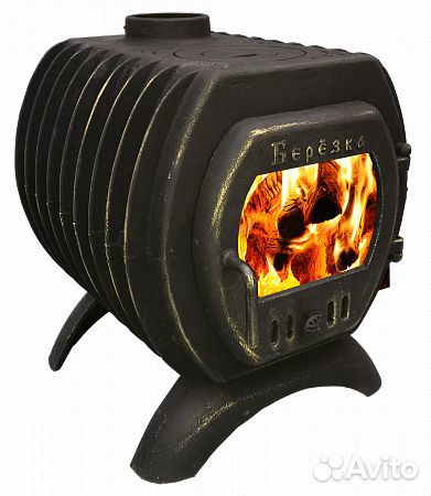 Печь отопительно-варочная чугунная Березка